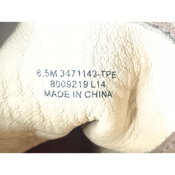 Frye Burnished Leather High Top Sneakers Women's Size 8.5 Shoes Brown - Picture 6 of 11